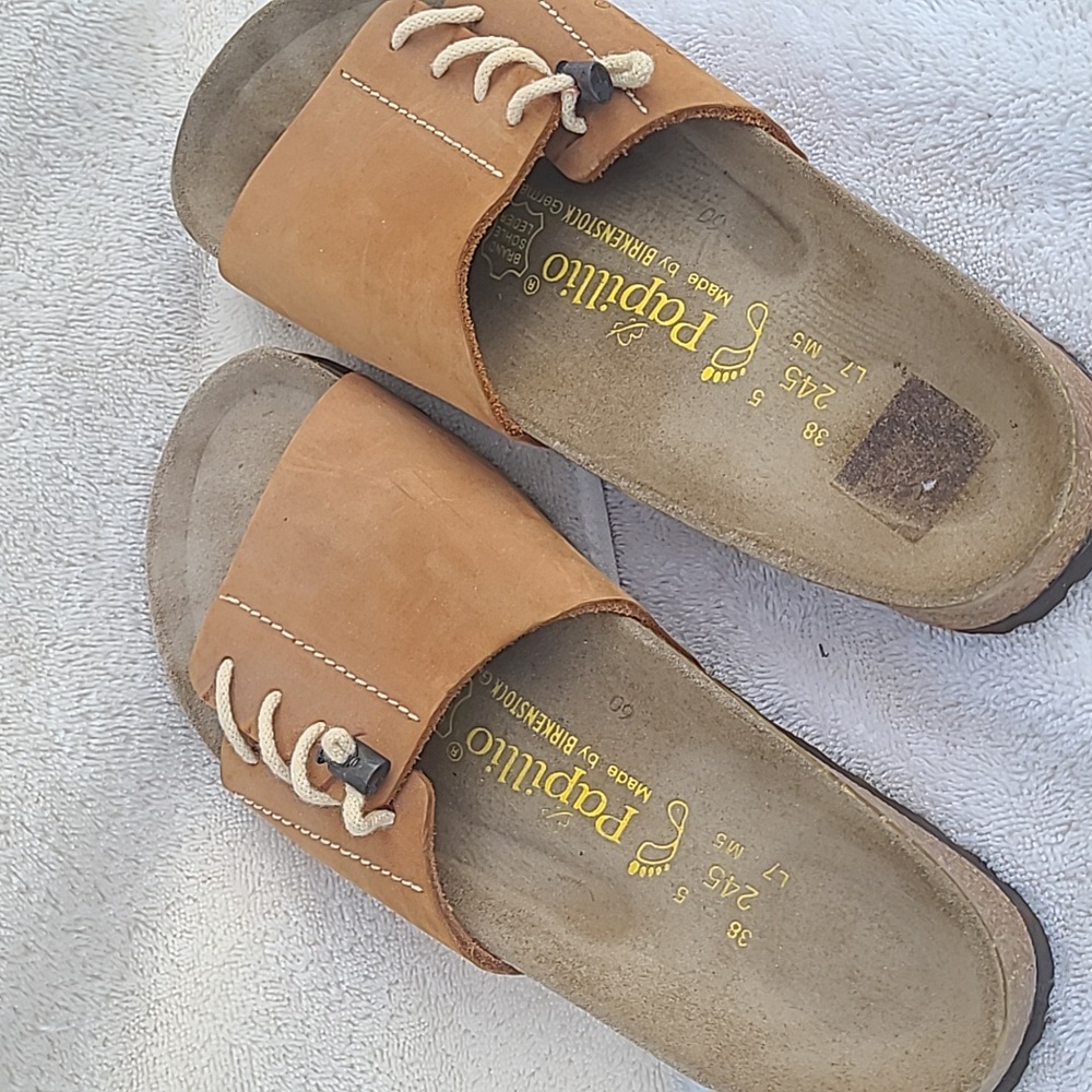 Birkenstock slip-on Papillio sandals. Purchased new but never worn.